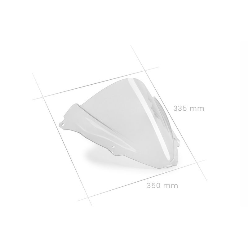 Plexi štít PUIG Z-RACING modrá pre KAWASAKI ZX-6R 636 Ninja (2013<) 2024-2025