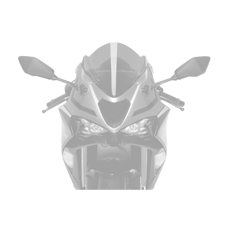 Plexi štít PUIG Z-RACING modrá pre KAWASAKI ZX-6R 636 Ninja (2013<) 2024-2025