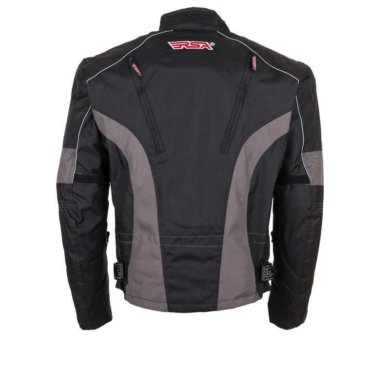 Bunda na moto RSA ST-01 čierno-šedá výpredaj