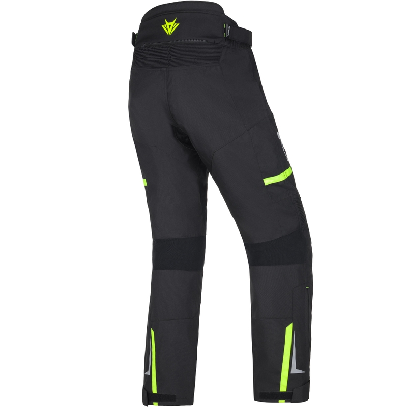 Nohavice na motorku RSA EXO 2 čierno-fluo žlté