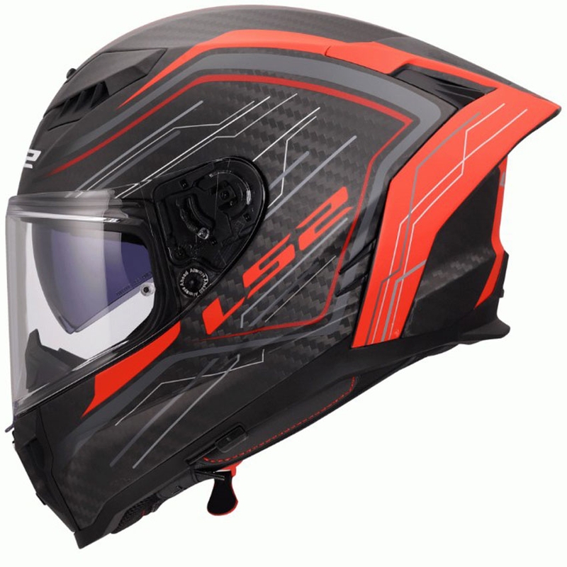 Integrálna helma na motorku LS2 FF807 Dragon Subic červená