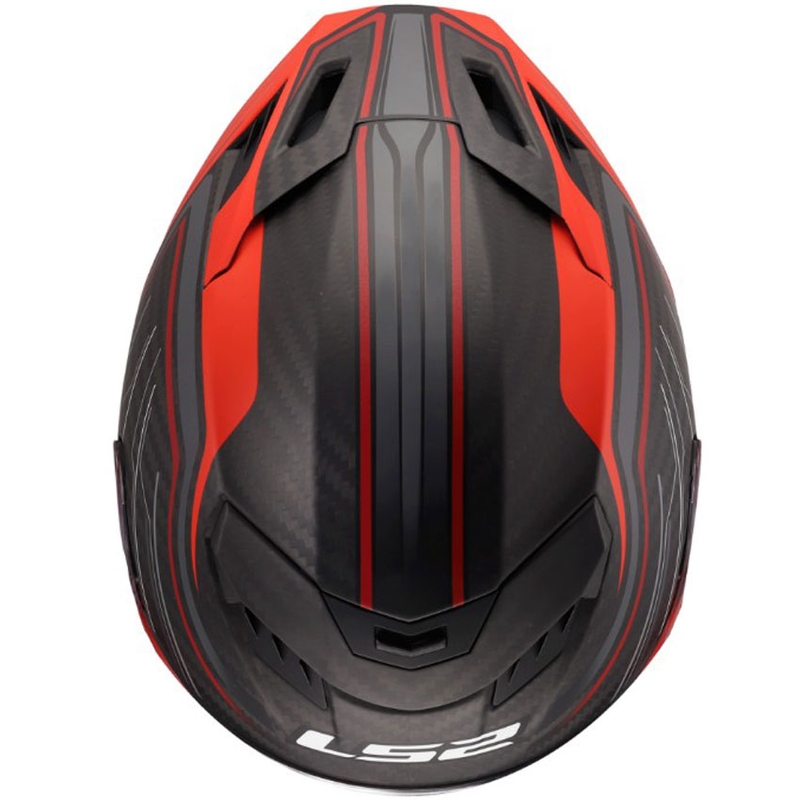 Integrálna helma na motorku LS2 FF807 Dragon Subic červená