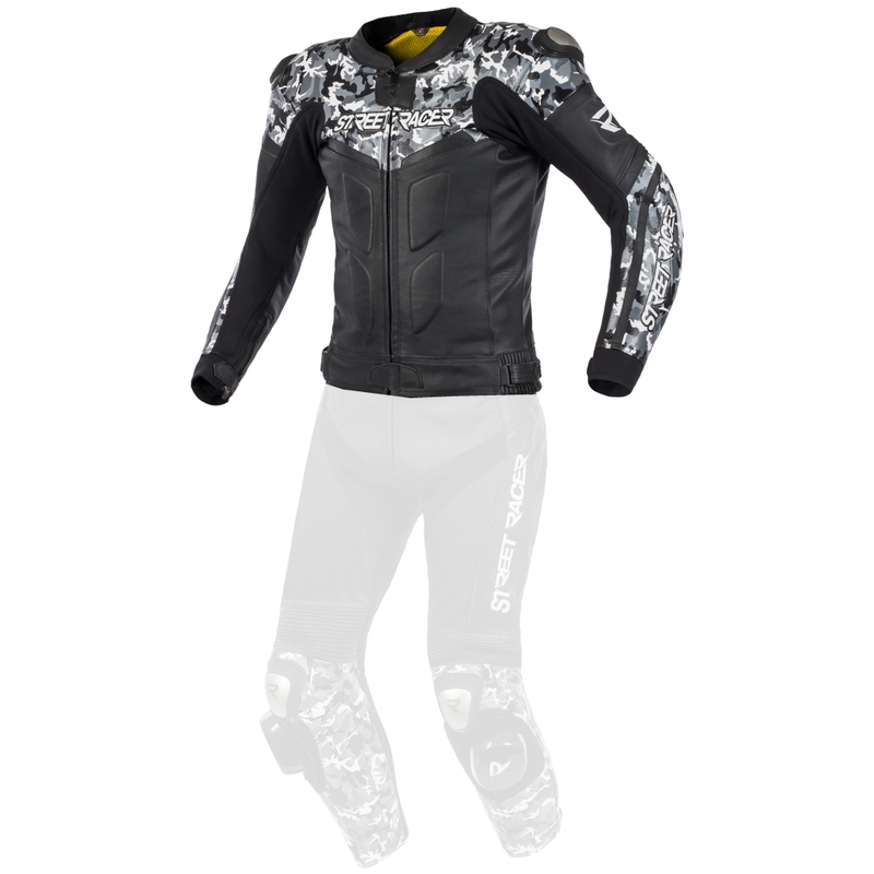 Pánska bunda Street Racer Pattern čierno-šedá výpredaj