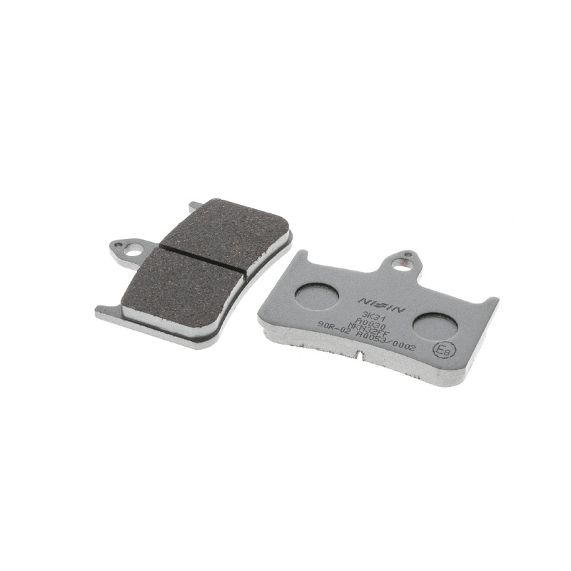 Brzdové doštičky NISSIN semi-metalická zmes 68x54x8.2 mm 2ks