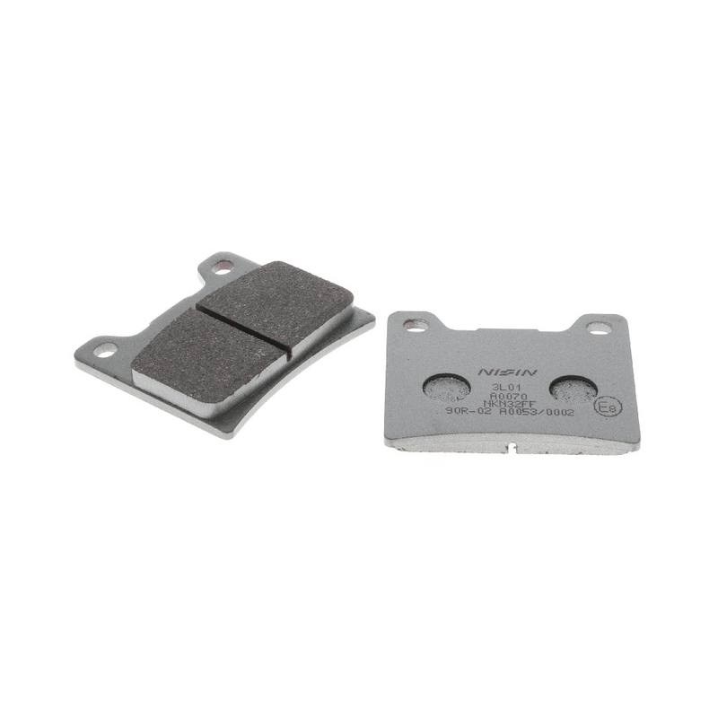 Brzdové doštičky NISSIN semi-metalická zmes 63.5x54.9x8.5 mm 2 ks