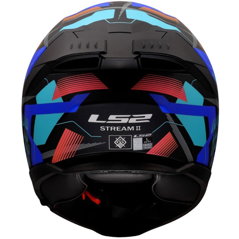Integrálna helma na motorku LS2 FF808 Stream II Mika matná čierno-modrá