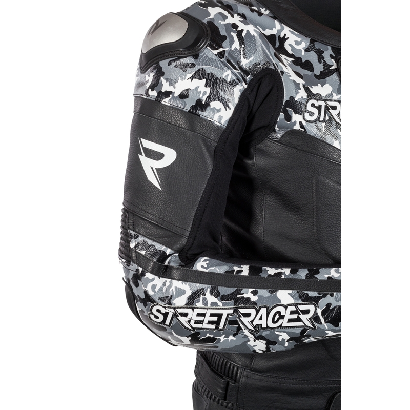 Pánska bunda Street Racer Pattern čierno-šedá výpredaj