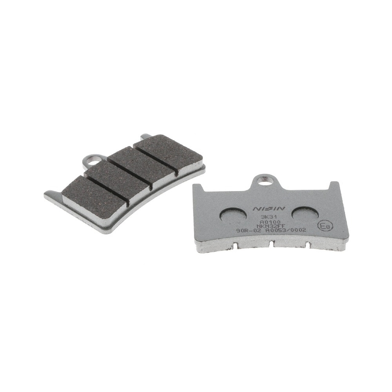 Brzdové doštičky NISSIN semi-metalická zmes 69.8x50.7x8.5 mm 2 ks