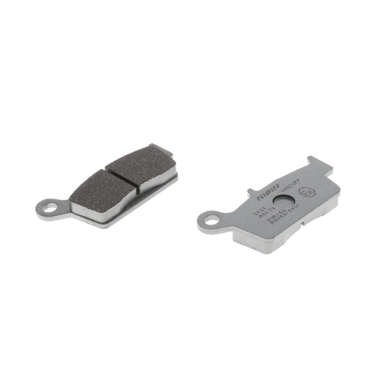 Brzdové doštičky NISSIN semi-metalická zmes 75x36x9.5 mm 2 ks