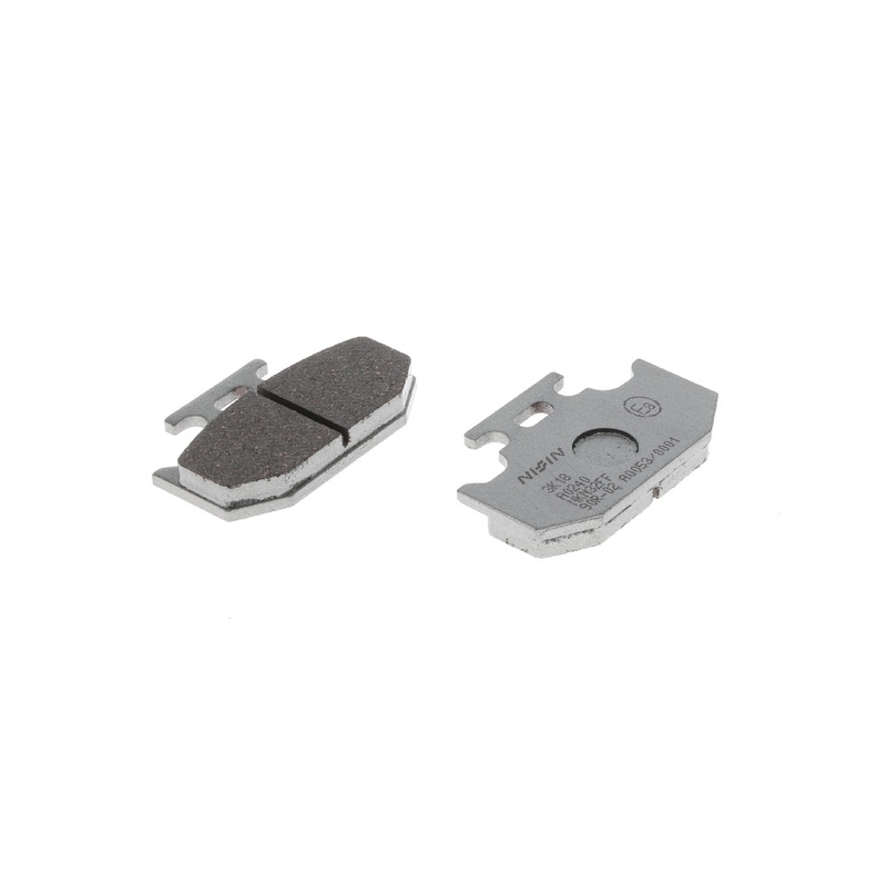 Brzdové doštičky NISSIN semi-metalická zmes 62x40.6x8.7 mm 2 ks