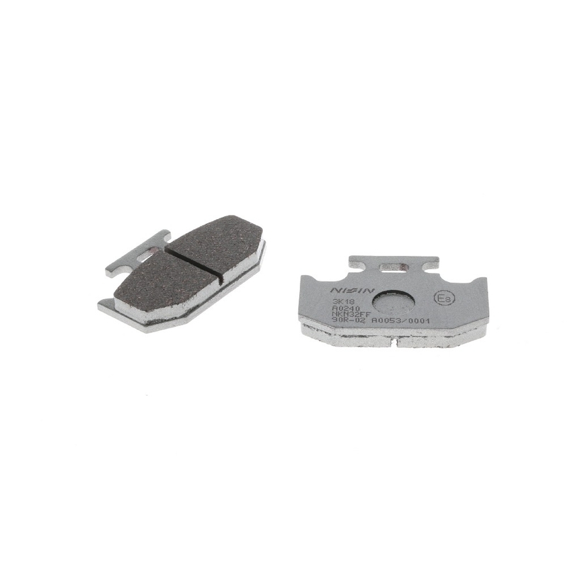 Brzdové doštičky NISSIN semi-metalická zmes 62x40.6x8.7 mm 2 ks