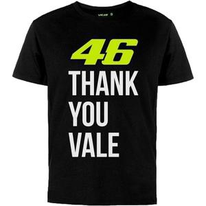 Detské tričko VR46 Valentino Rossi "Thank you Vale" čierne
