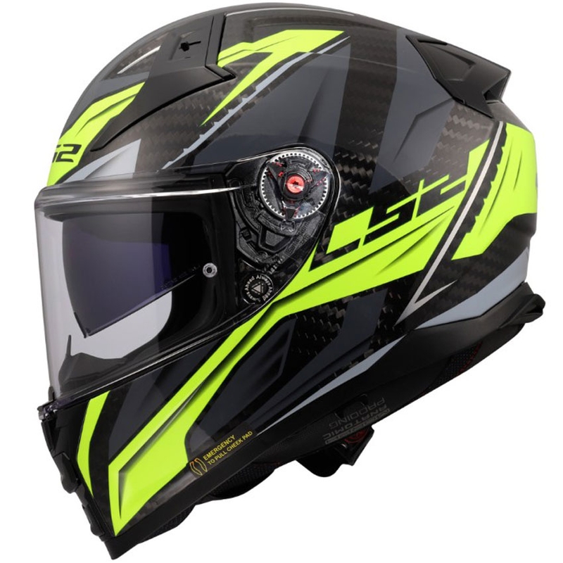 Integrálna helma na motorku LS2 FF811 Vector II C Savage lesklá H-V žltá