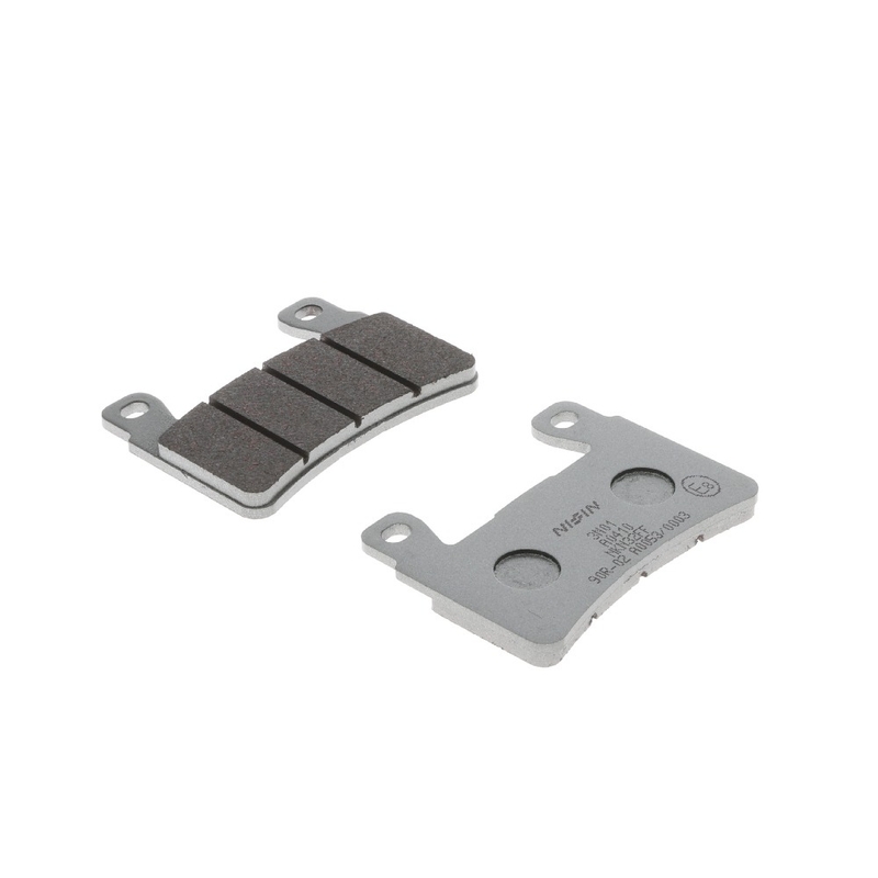 Brzdové doštičky NISSIN semi-metalická zmes 74.7x55.2x7.2 mm 2 ks