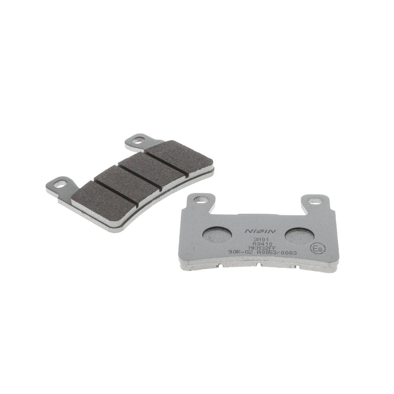 Brzdové doštičky NISSIN semi-metalická zmes 74.7x55.2x7.2 mm 2 ks