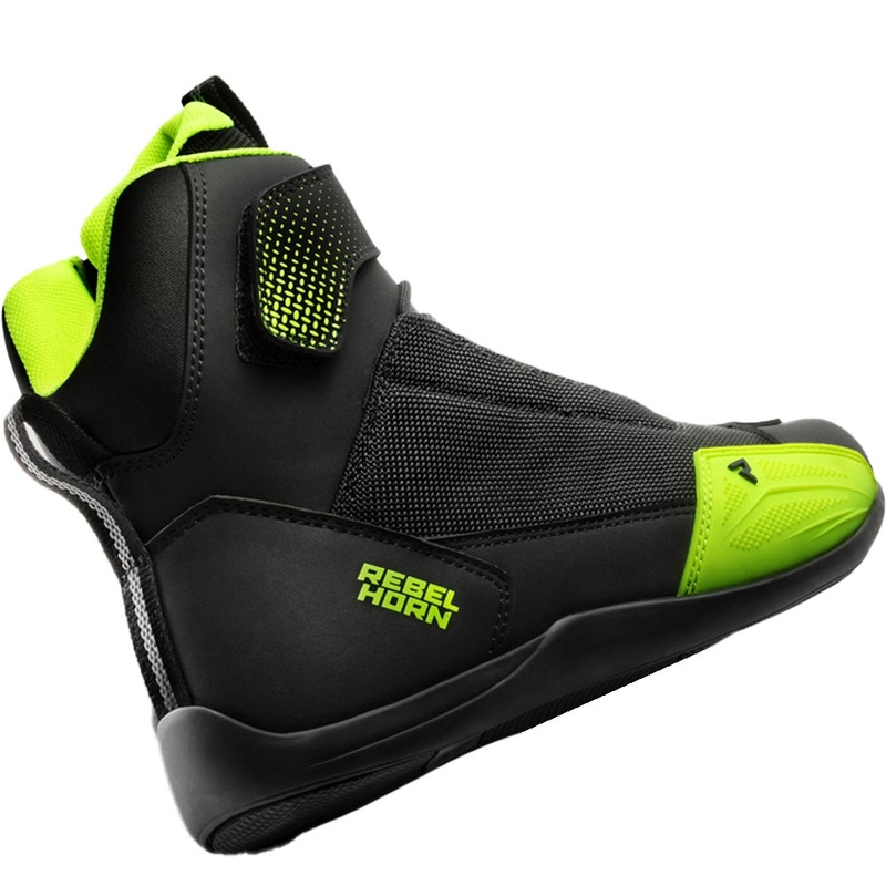 Topánky na motorku Rebelhorn Swift čierno-fluo žlté