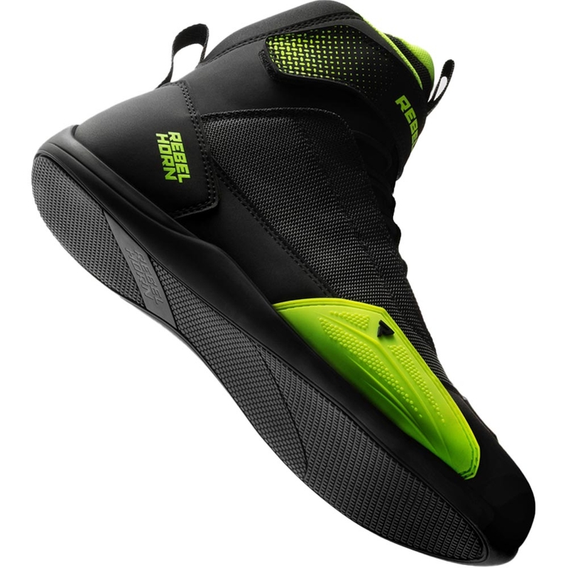 Topánky na motorku Rebelhorn Swift čierno-fluo žlté