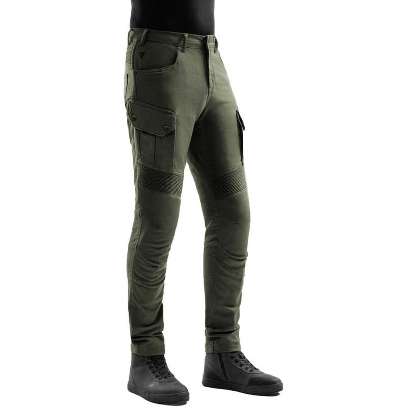 Džínsy na motorku Rebelhorn Faster zelené