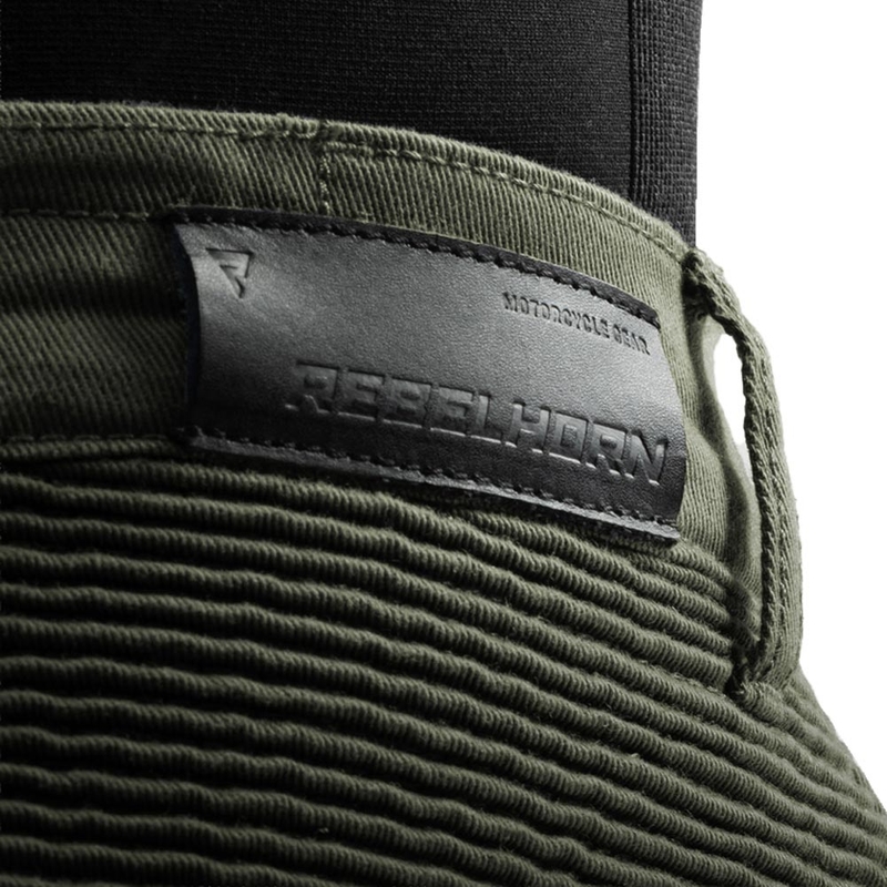 Džínsy na motorku Rebelhorn Faster zelené