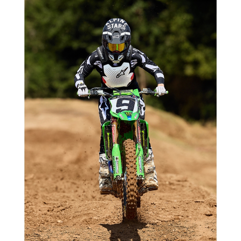 Airbagová vesta Alpinestars TECH-AIR®MX PLASMA system bielo-čierno-červená