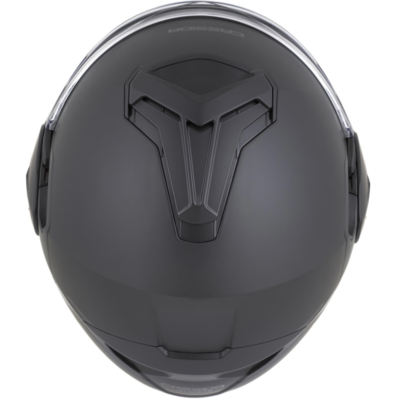 Preklápacia helma na motorku Cassida MultiFlip Solid Blackout matná čierno-čierna