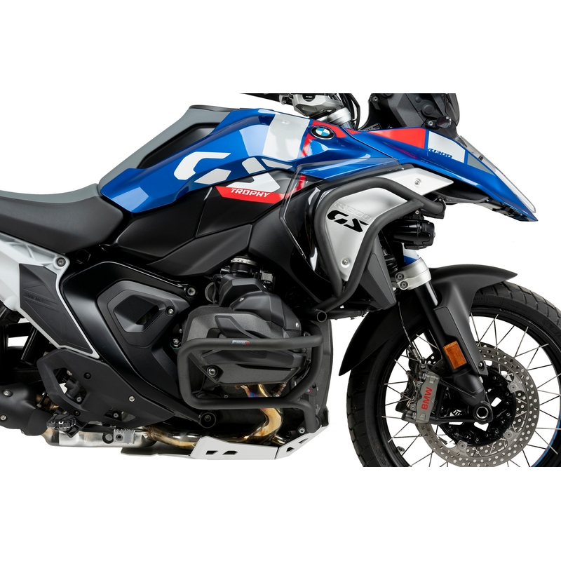 Ochrana motora PUIG d25 mm lower, black