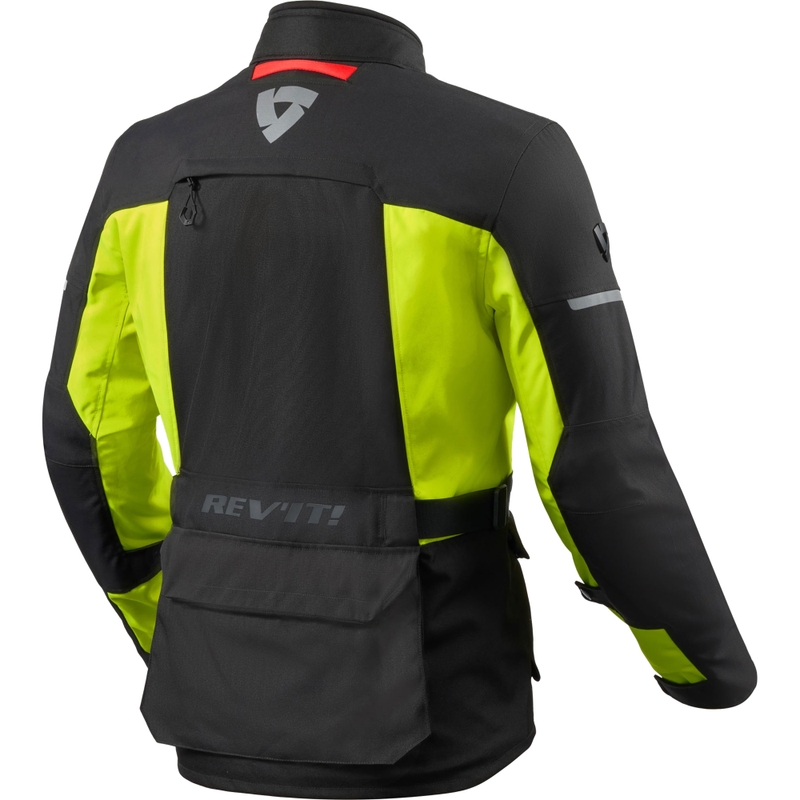 Bunda na motorku Revit Outback 5 H2O čierno-fluo žltá
