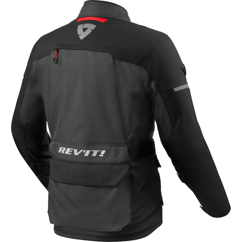 Bunda na motorku Revit Outback 5 H2O antracitovo-čierna