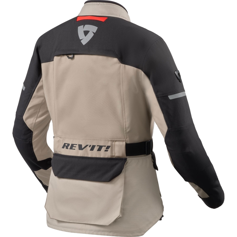 Dámska bunda na motorku Revit Outback 5 H2O pieskovo-čierna