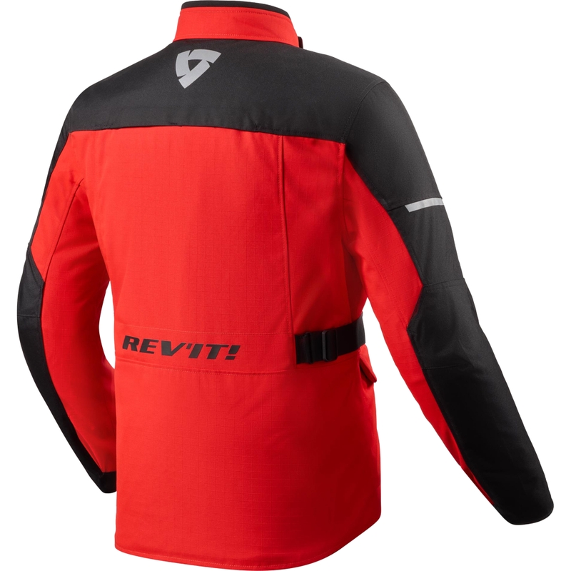 Bunda na motorku Revit Convergent H2O červeno-čierna