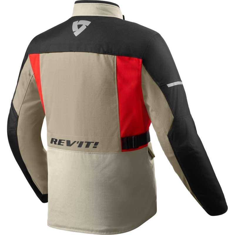 Bunda na motorku Revit Convergent H2O pieskovo-červená