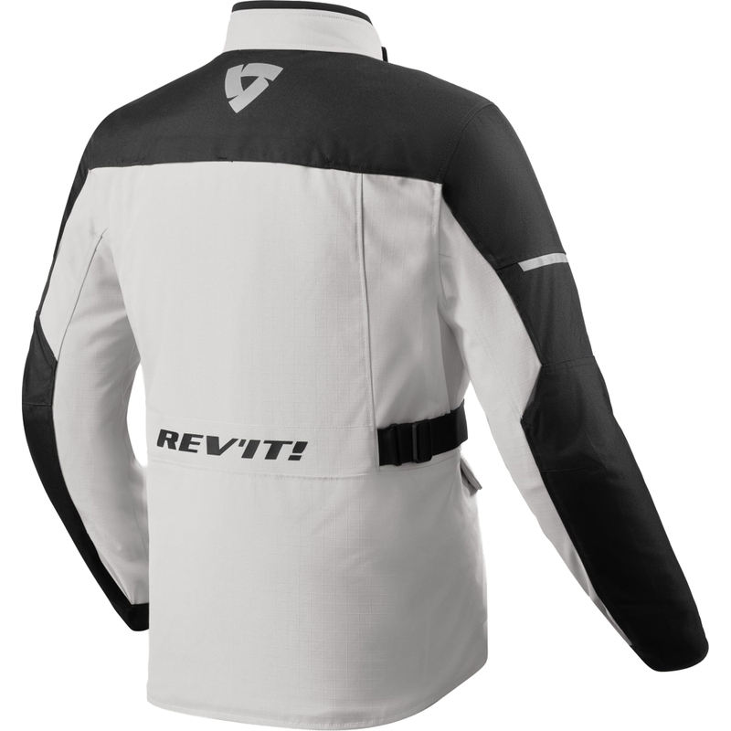 Bunda na motorku Revit Convergent H2O strieborno-čierna