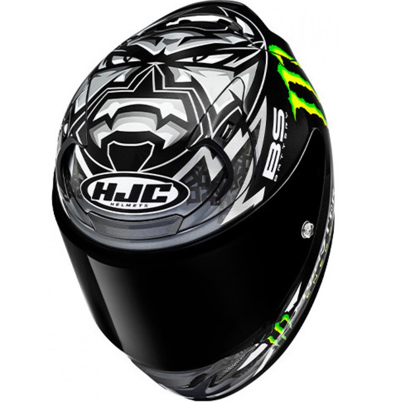 Integrálna helma na motorku HJC RPHA 12 Quartararo Replica BL MC5 čierna
