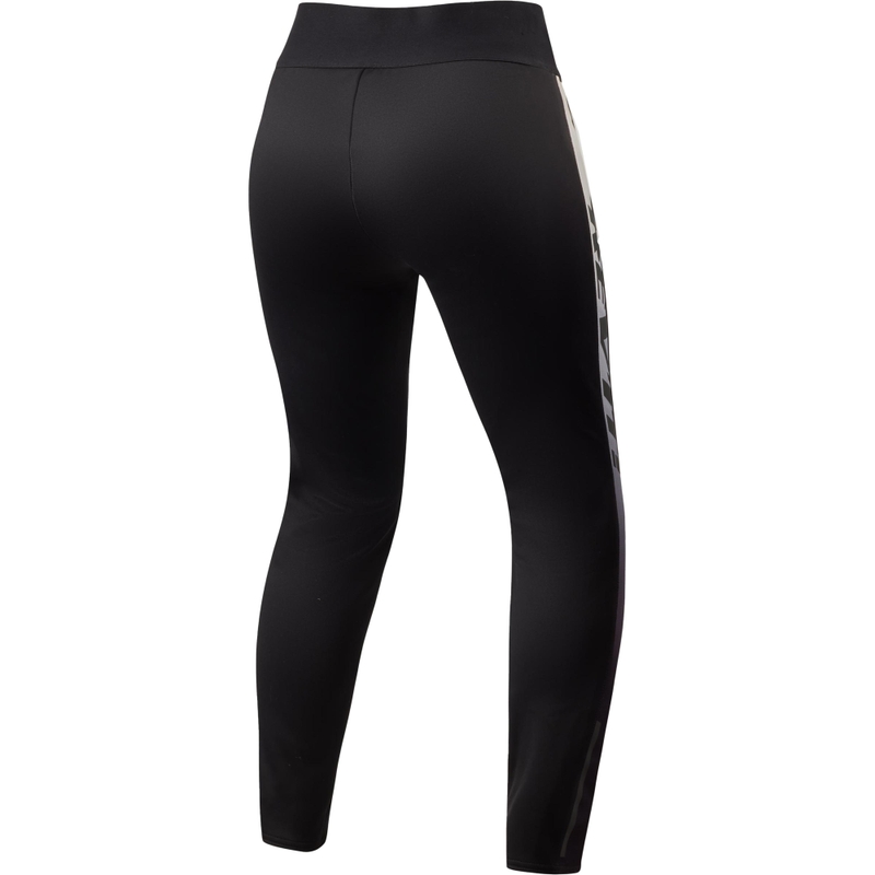 Skrátené dámske legíny na motorku Revit Talia čierno-biele