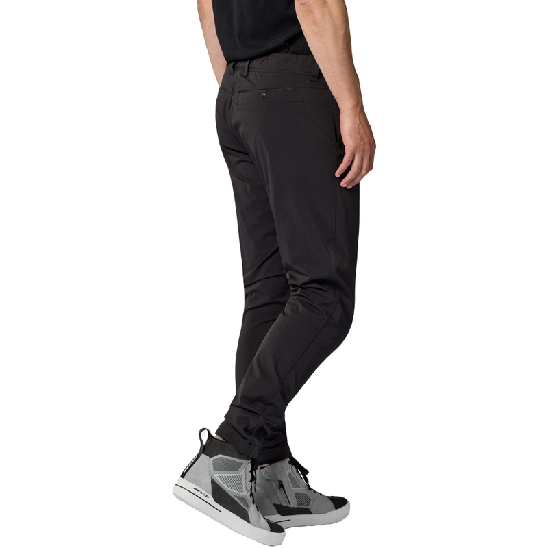 Extra skrátené nohavice na motorku Revit Chino Terry Skinny čierne
