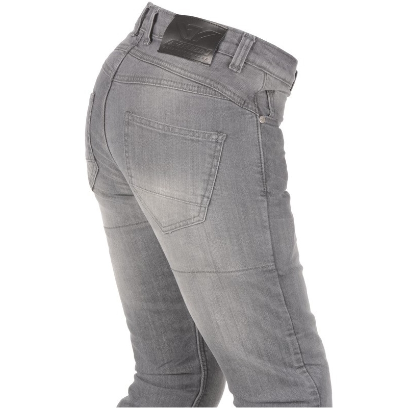 Dámske jeansy na motocykel Ayrton Modus šedé