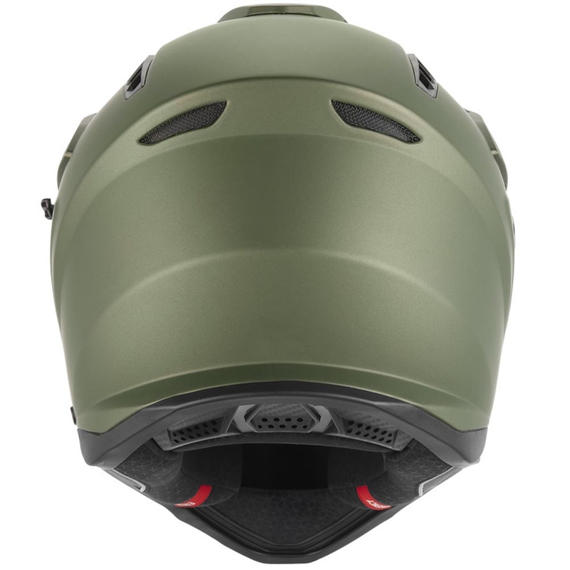 Enduro helma na motorku NOX N350 khaki zelená