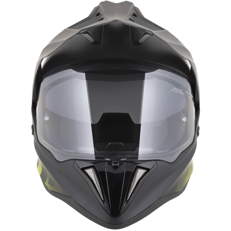 Enduro helma na motorku ZED XD1 matná čierno-fluo žltá