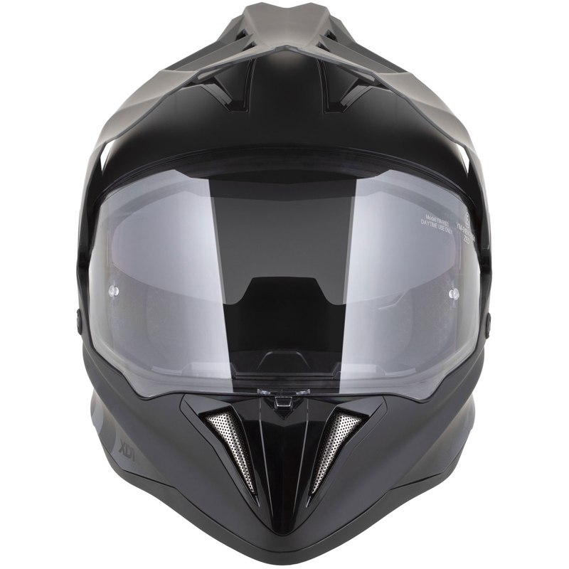 Enduro helma na motorku ZED XD1 matná čierno-tmavo sivá