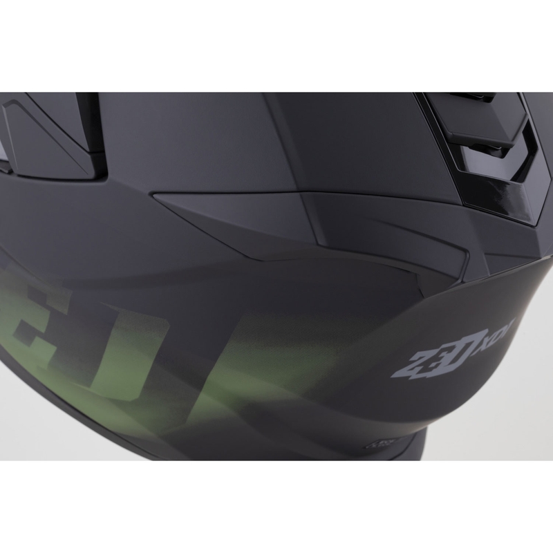 Enduro prilba na motorku ZED XD1 matná čierno-tmavo zelená