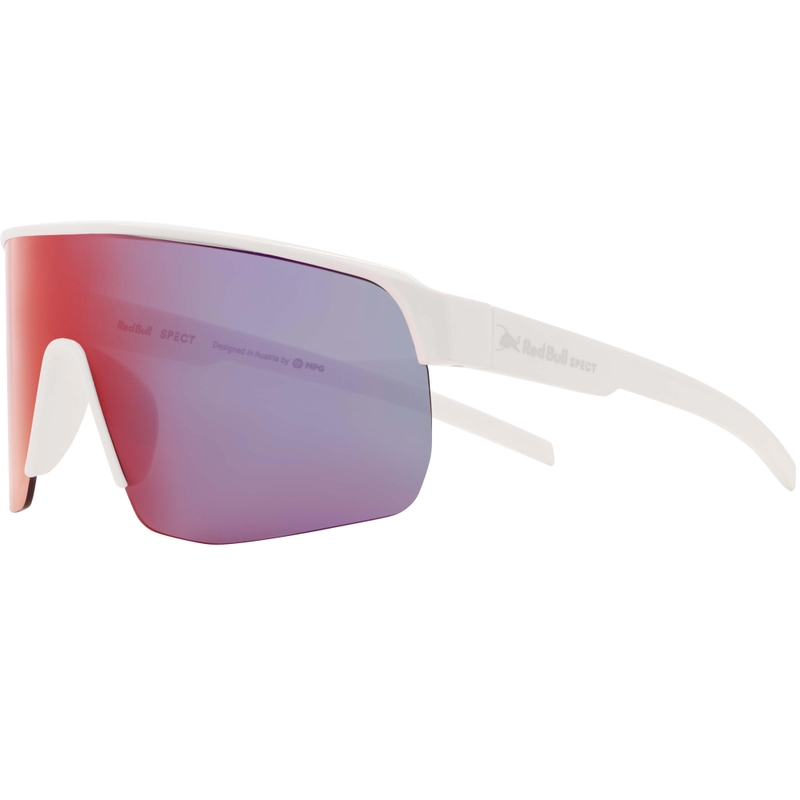 Slnečné okuliare Red Bull Spect Dakota biele s modro-červeným sklom