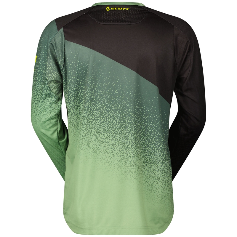 Motokrosový dres SCOTT 350 DIRT EVO čierno-zelený