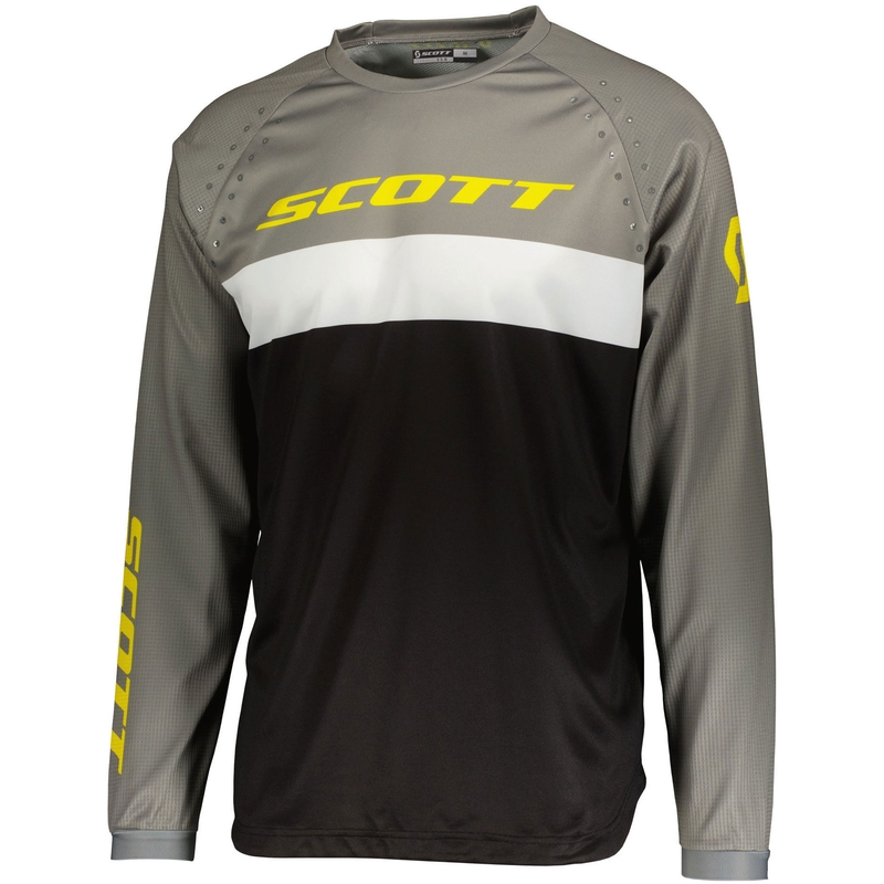 Motokrosový dres SCOTT 350 SWAP EVO čierno-sivý