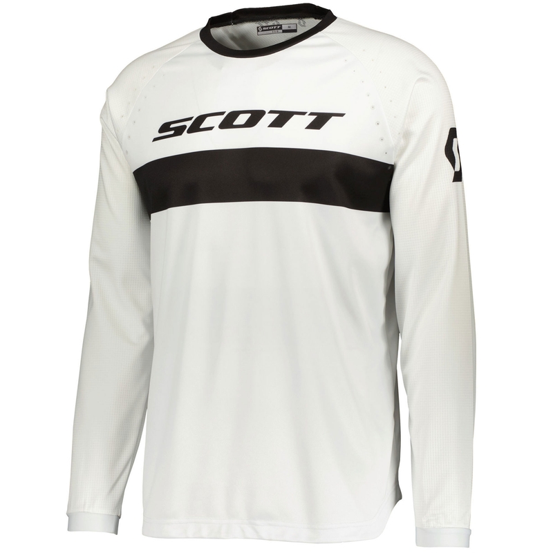Motokrosový dres SCOTT 350 SWAP EVO čierno-bielý