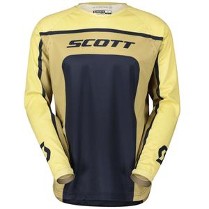 Motokrosový dres SCOTT 350 TRACK EVO béžovo-modrý