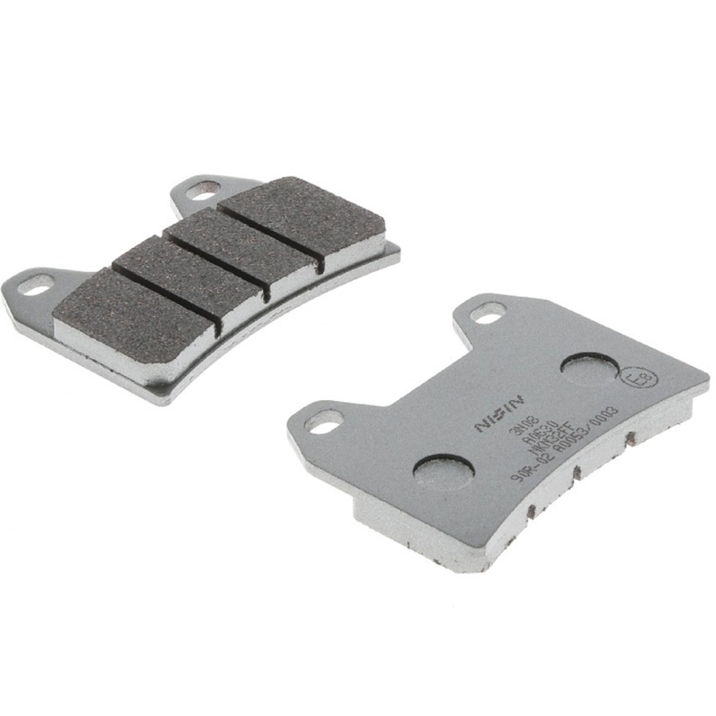 Brzdové doštičky NISSIN semi-metalická zmes 76x55.5x9 mm 2 ks