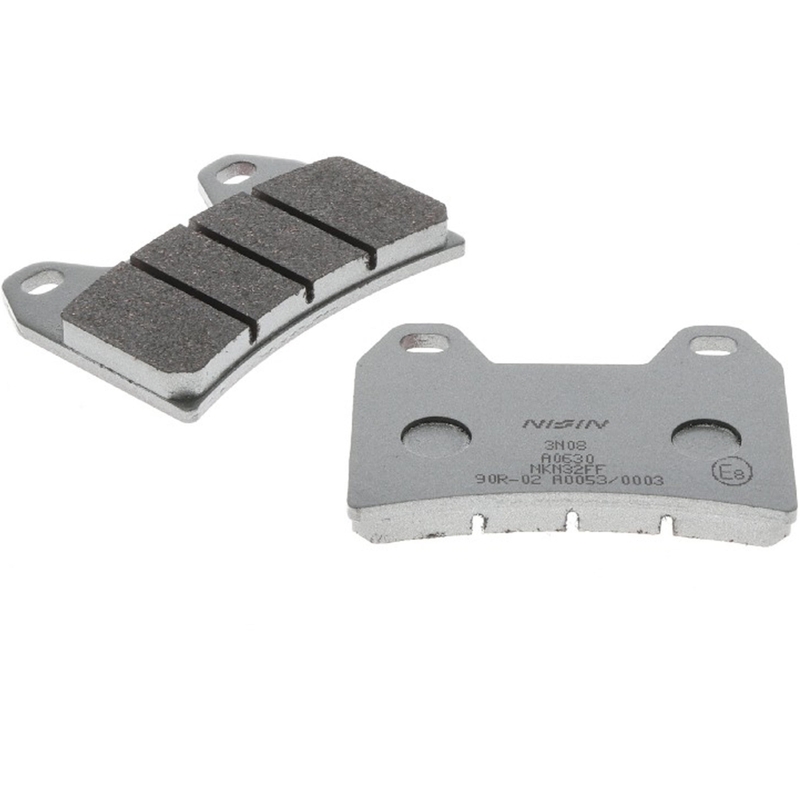 Brzdové doštičky NISSIN semi-metalická zmes 76x55.5x9 mm 2 ks