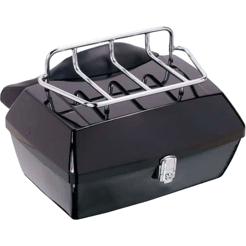 Vrchný kufor na motorku CUSTOMACCES TRAVEL čierna