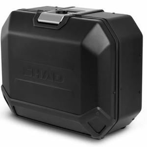 Bočný hliníkový kufor na motorku SHAD Terra TR36 D0TR36100LB ČIERNA EDÍCIA ľavý