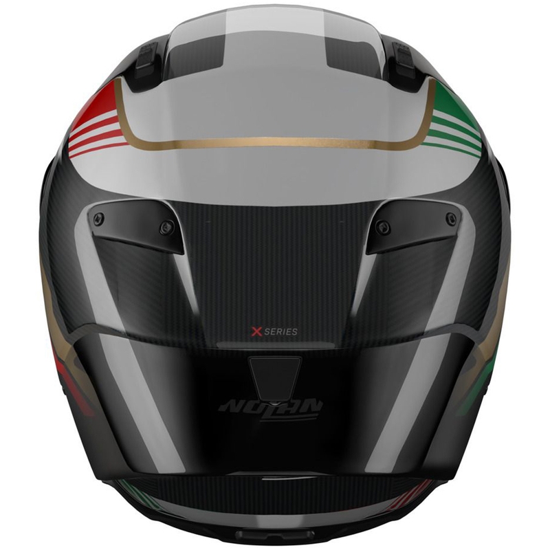 Integrálna prilba na motorku Nolan X-804 RS Ultra Carbon Piega lesklá čierno-zlato-červeno-zelená